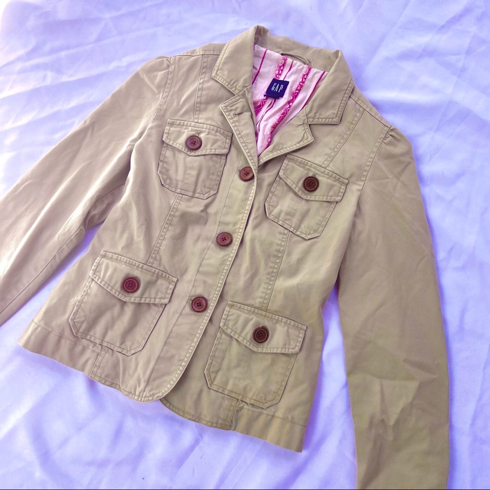 Y2K Beige Gap Jacket